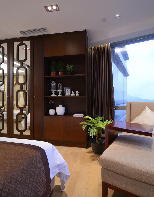 Yousu Hotel & Apartment Nanjing Xuanwu Lake Jinmao Plaza Branch חדר תמונה