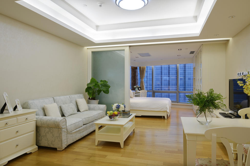 Yousu Hotel & Apartment Nanjing Xuanwu Lake Jinmao Plaza Branch חדר תמונה