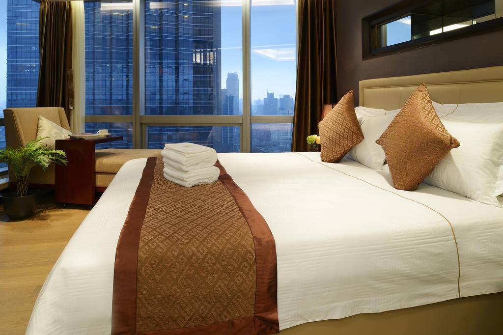 Yousu Hotel & Apartment Nanjing Xuanwu Lake Jinmao Plaza Branch חדר תמונה